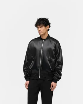 Satin-Bomberjacke