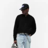 Strick-Bomberjacke