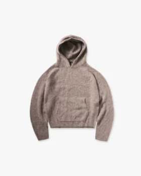 Strukturierter Borg-Hoodie