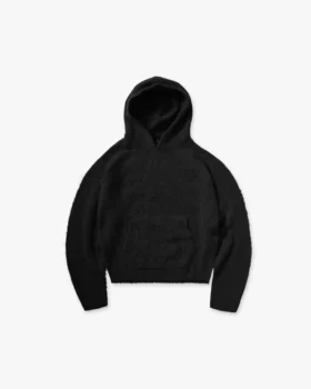 Strukturierter Borg-Hoodie