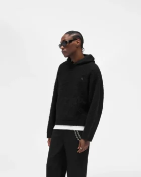 Strukturierter Borg-Hoodie