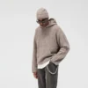 Strukturierter Borg-Hoodie Strukturierter Borg-Hoodie