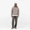 Strukturierter Borg-Hoodie Strukturierter Borg-Hoodie