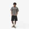 T-Shirt mit gesticktem Serif-Logo T-Shirt mit gesticktem Serif-Logo