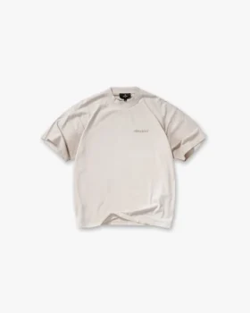 T-Shirt mit Metall-Block-Logo