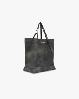 Tote-Bag aus Distressed-Leder