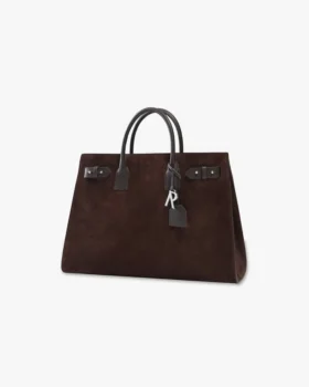 Tote-Tasche aus Wildleder