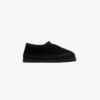 Winter-Pantolette aus haarigem Wildleder