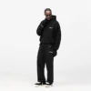Zeilagiger Hoodie mit Schriftzug Zeilagiger Hoodie mit Schriftzug