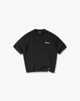 Zweilagiges T-Shirt mit Schriftzug Zweilagiges T-Shirt mit Schriftzug