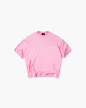 Zweilagiges T-Shirt mit Schriftzug